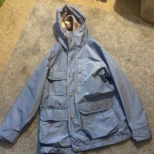 Wool-lined raincoat